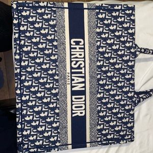 Authentic Christian Dior Large Book Tote